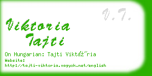 viktoria tajti business card